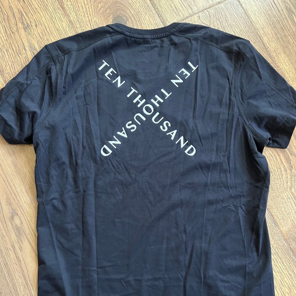 Men's Ten Thousand Durable Shirt Black Medium NWT New With Tags